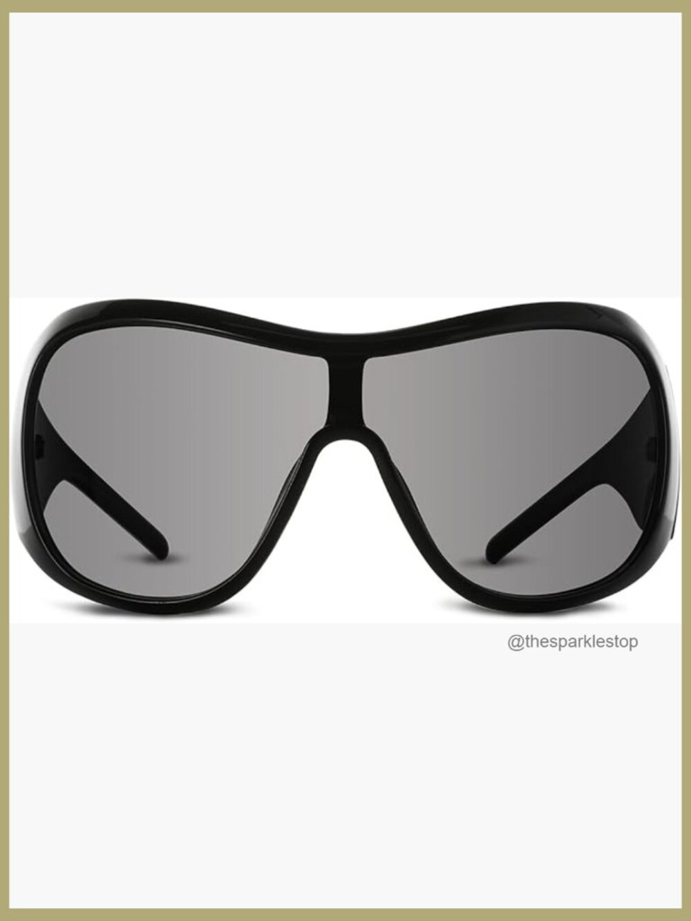 Oversized Wrap Around Sunglasses with UV Protection